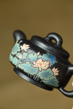 道洪玉璧·全手工 （双证书）/高工蒋锡坤作品 /中央美院教授李洪亮装饰  /容量300cc/石黄