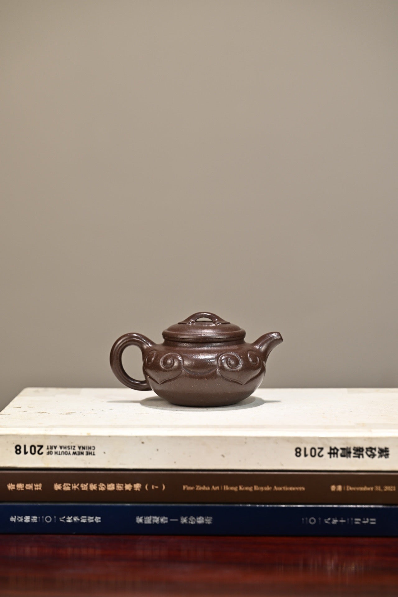 仿古如意·全手工/容量180cc/极品紫泥