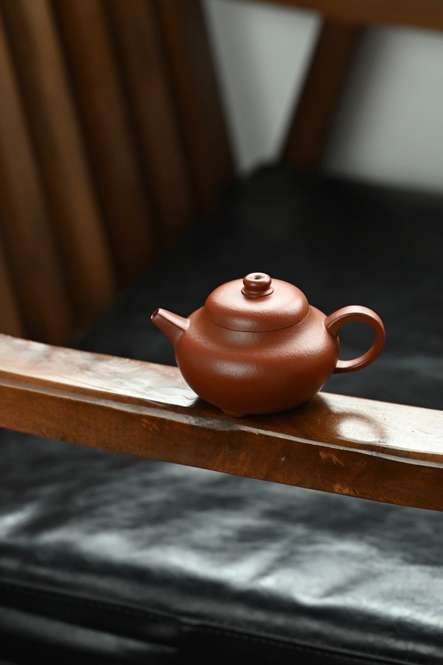 喜瓢·全手工/实力派陶手作品 容量130cc/家藏朱泥