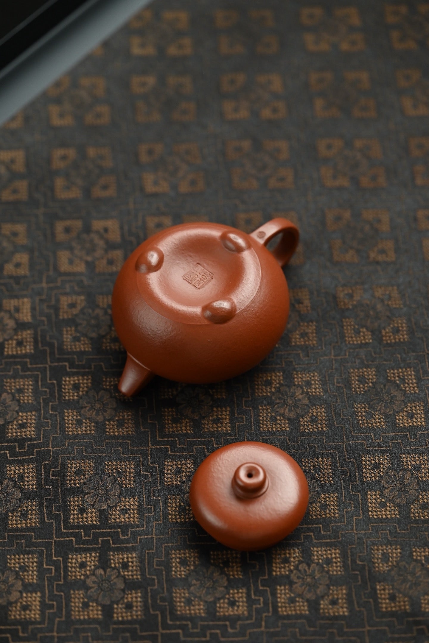 喜瓢·全手工/实力派陶手作品 容量130cc/家藏朱泥