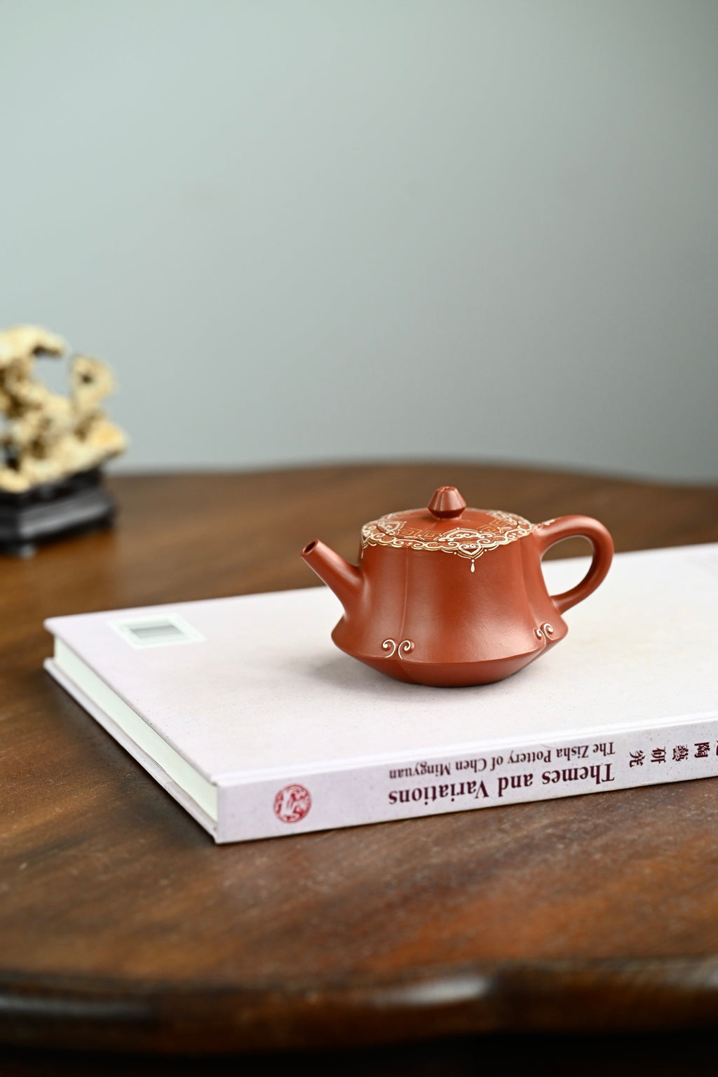 玉兰·全手工 顶级筋纹器高手王军作品 容量310cc/极品大红袍