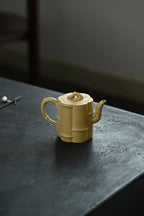 一捆竹·全手工 顶尖筋纹器高手王军作品 容量230cc/原矿段泥