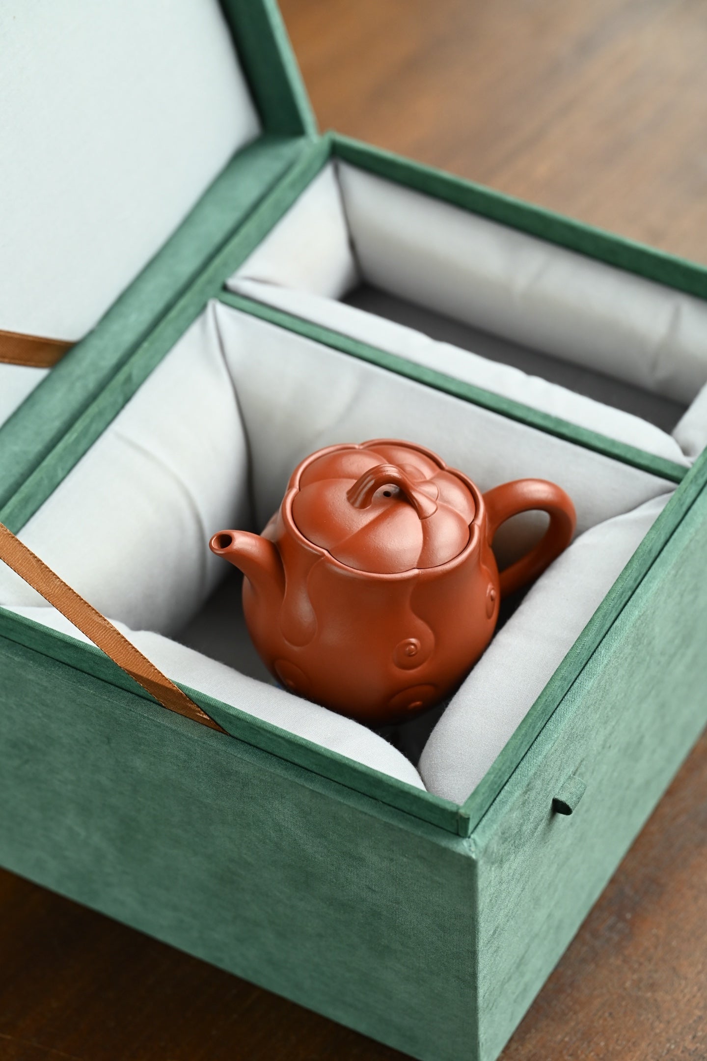 风铃·全手工/顶尖筋纹器陶手王军作品 /容量200cc/极品大红袍