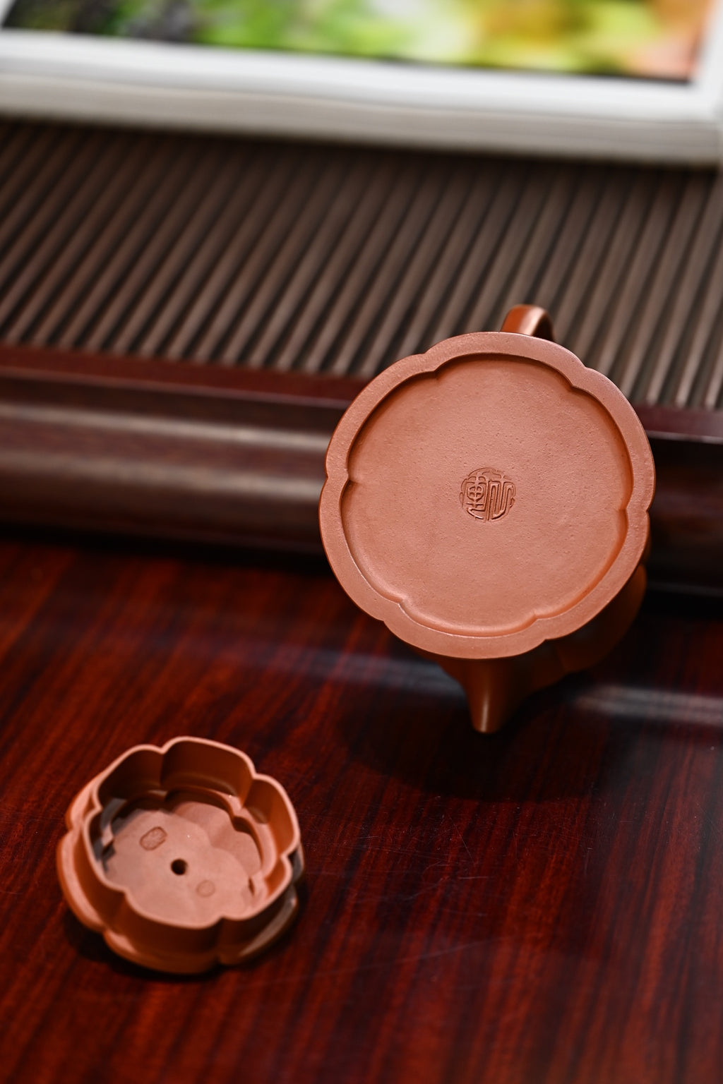 花开盛世·全手工 /顶级筋纹器高手王军作品 /容量220cc/极品大红袍