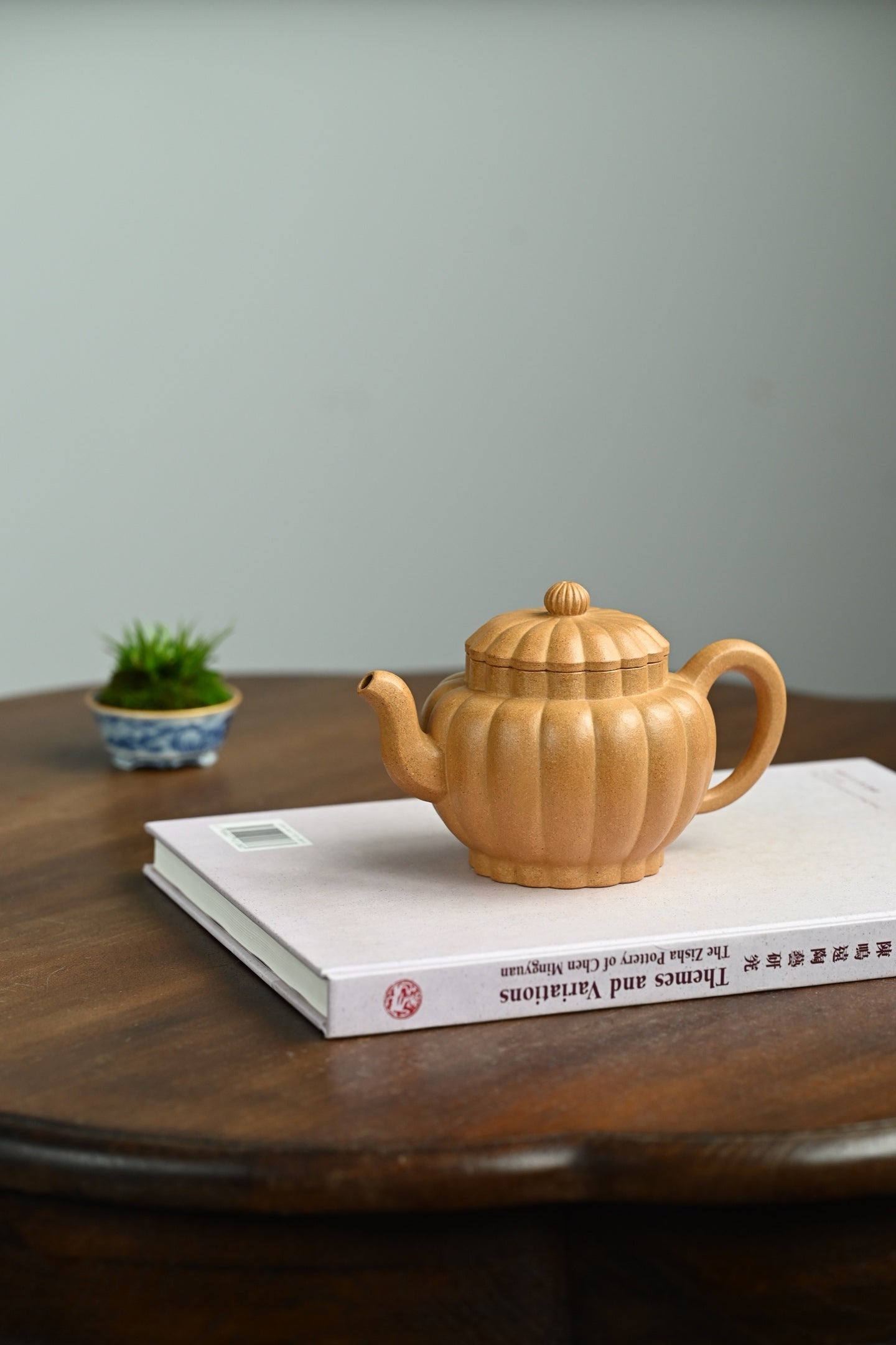 花开盛世·全手工/筋纹器顶尖高手王军作品 /容量350cc/极品黄金段