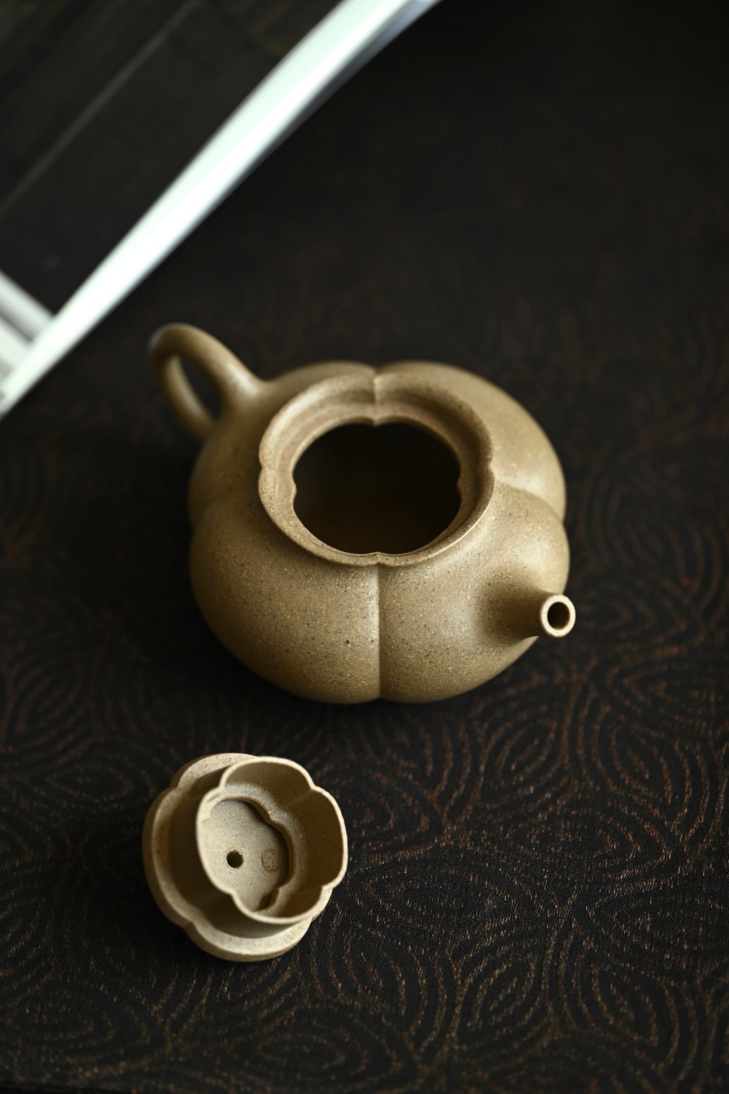 海棠·全手工 /顶级筋纹器高手王军作品/容量140cc/极品段泥