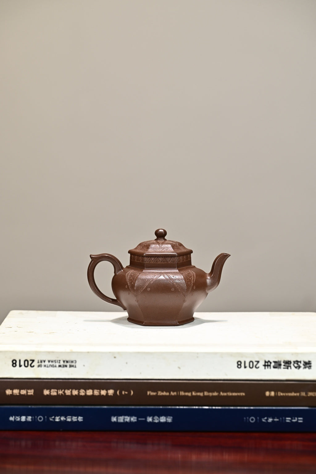 秀念六方·全手工容量190cc/一厂老紫泥