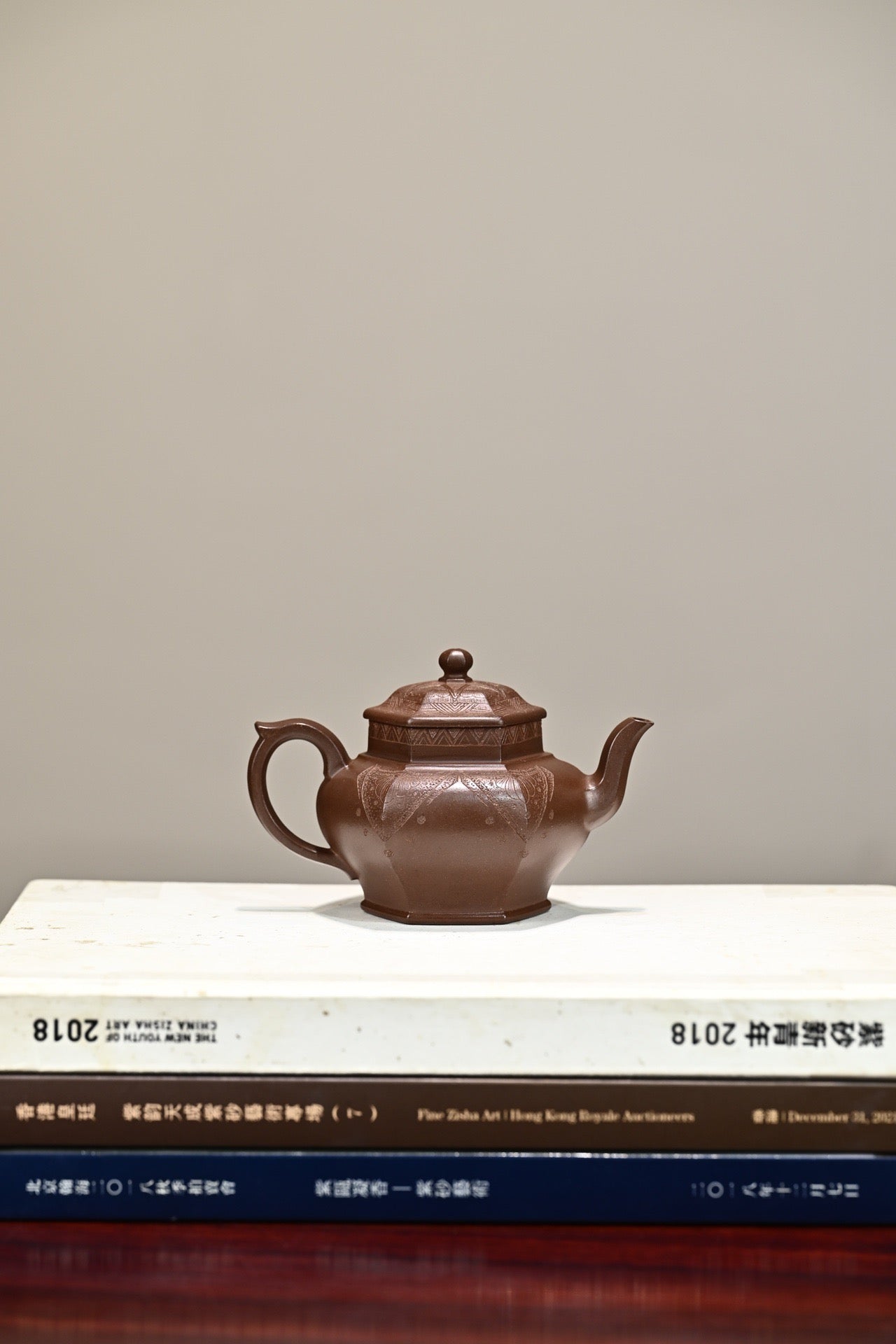 秀念六方·全手工容量190cc/一厂老紫泥