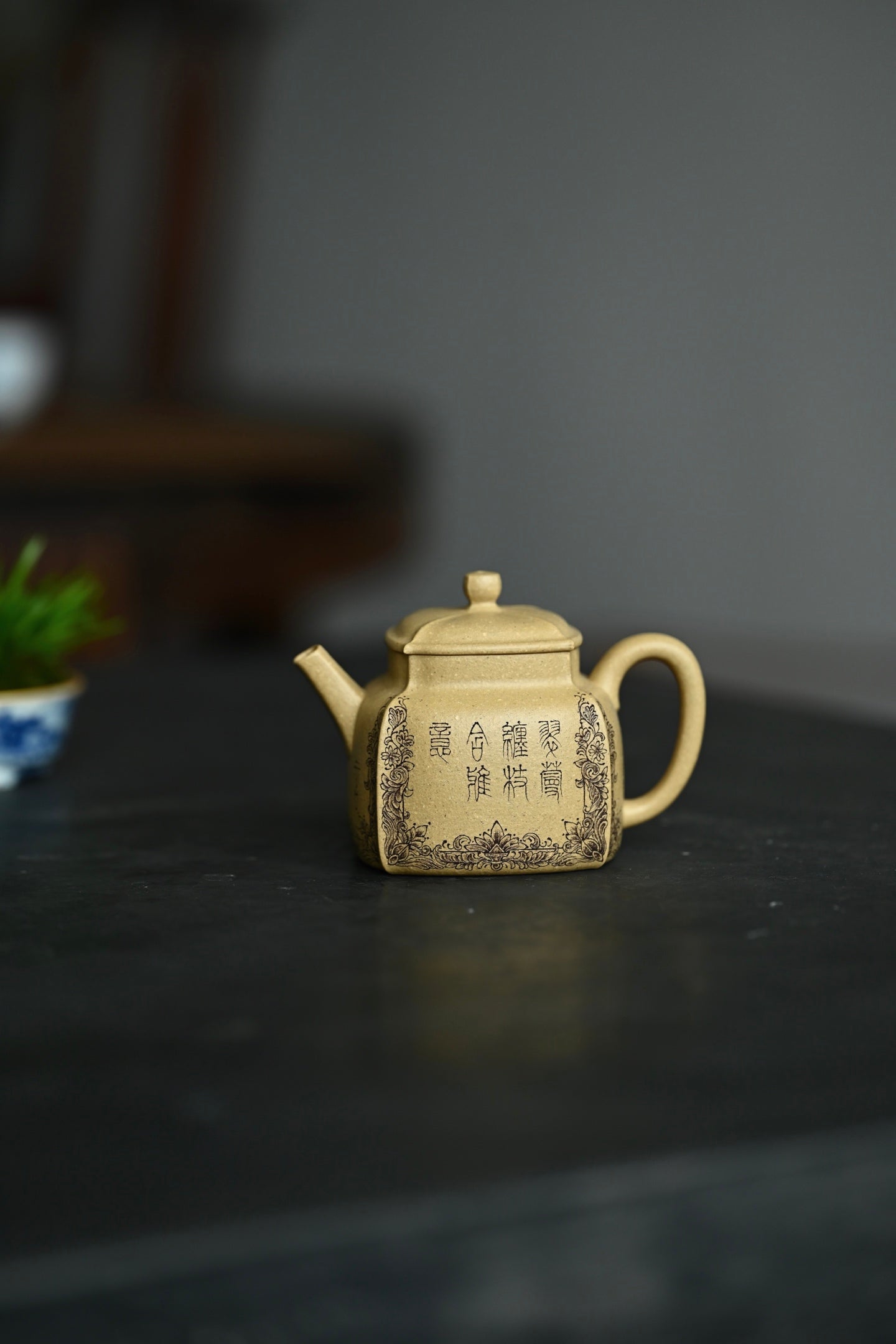 四方德钟·全手工 /容量150cc/大水潭至纯梨皮本绿