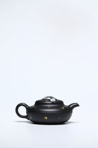 特色紫砂·椭圆线圆｜蒋诗情洒金雅器原矿底槽清还原烧·160cc ——著名紫砂艺术家·蒋诗情 制