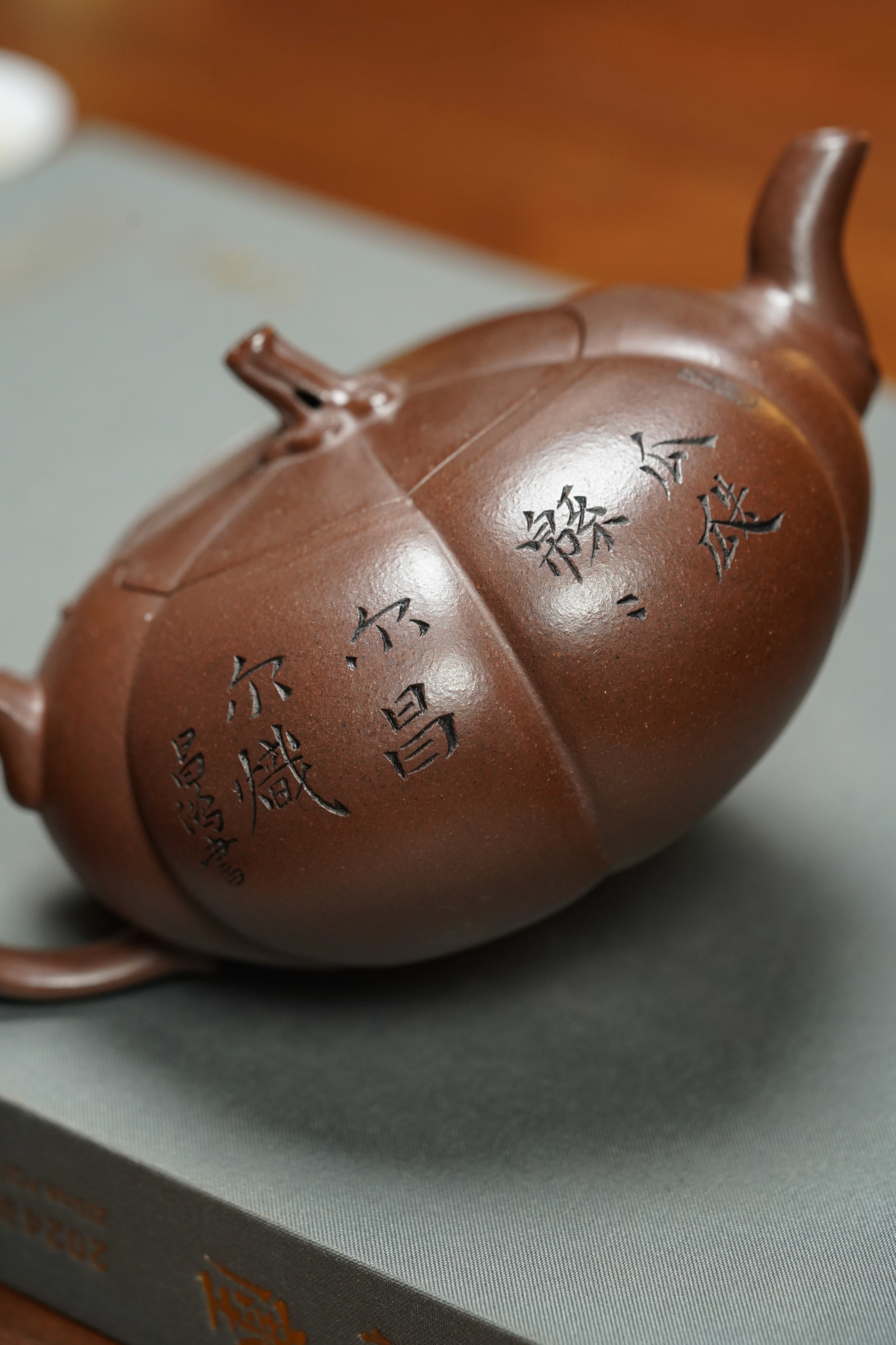 昌鸿紫砂 礼藏至尊｜双国大师李昌鸿臻品《南瓜壶》收藏送礼皆宜重器 原矿优质紫泥·350cc