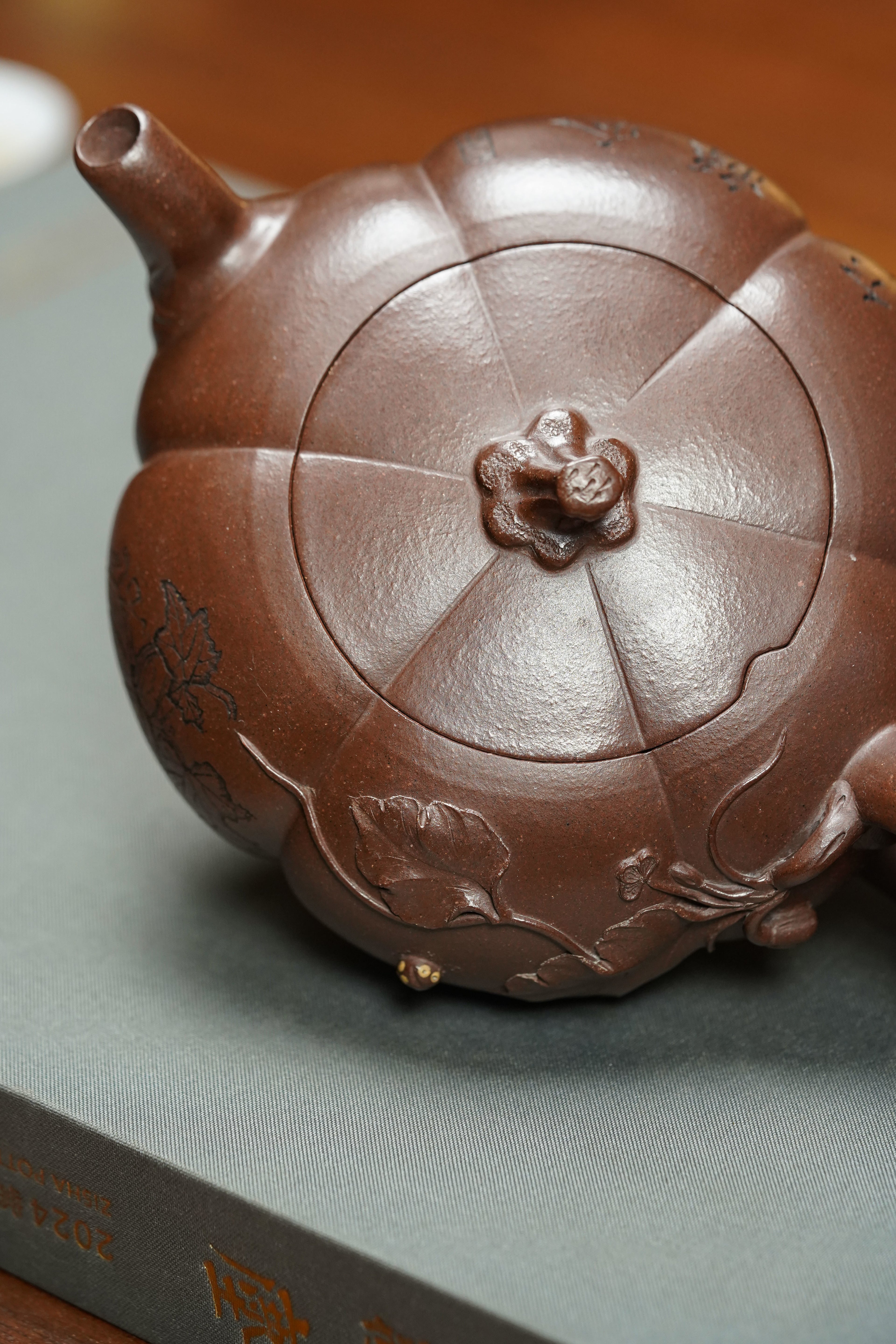 昌鸿紫砂 礼藏至尊｜双国大师李昌鸿臻品《南瓜壶》收藏送礼皆宜重器 原矿优质紫泥·350cc