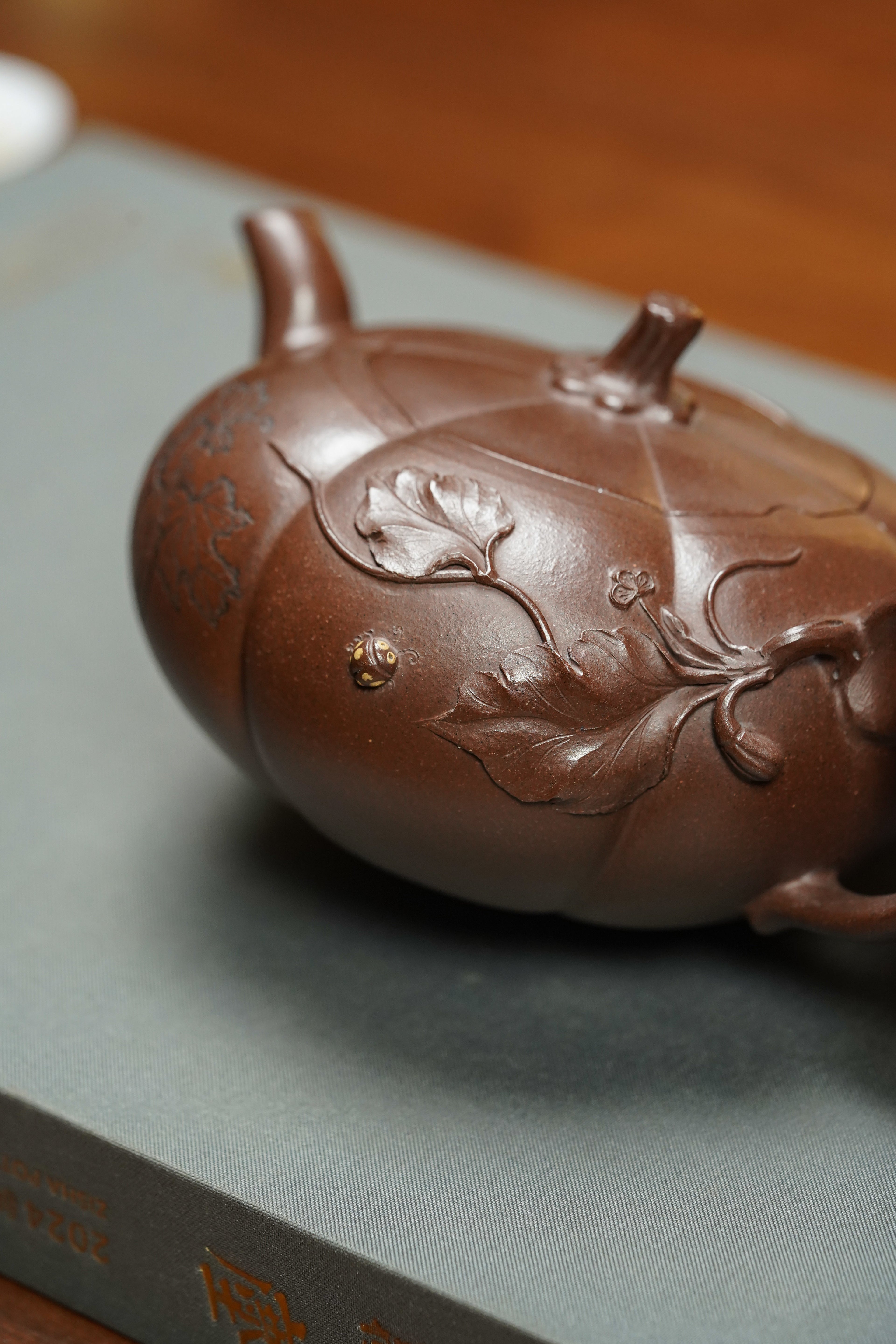 昌鸿紫砂 礼藏至尊｜双国大师李昌鸿臻品《南瓜壶》收藏送礼皆宜重器 原矿优质紫泥·350cc