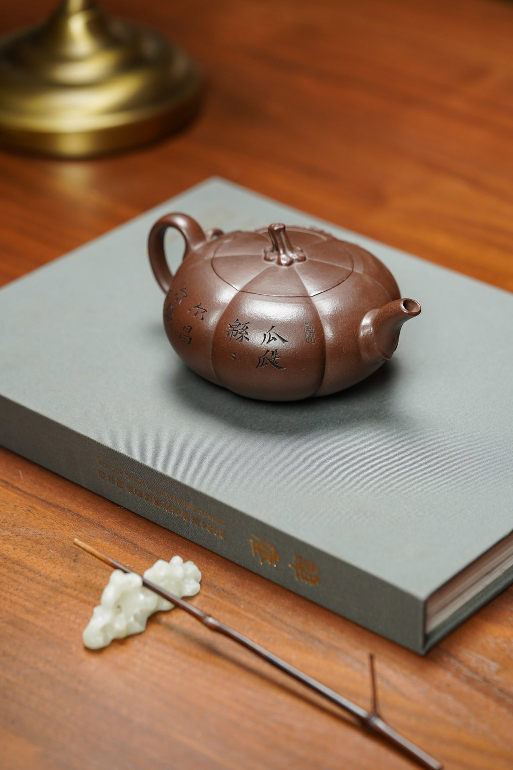 昌鸿紫砂 礼藏至尊｜双国大师李昌鸿臻品《南瓜壶》收藏送礼皆宜重器 原矿优质紫泥·350cc