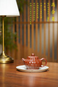 昌鸿紫砂 礼藏至尊｜双国大师李昌鸿臻品《高合菱壶》收藏送礼皆宜重器 原矿优质朱泥·280cc