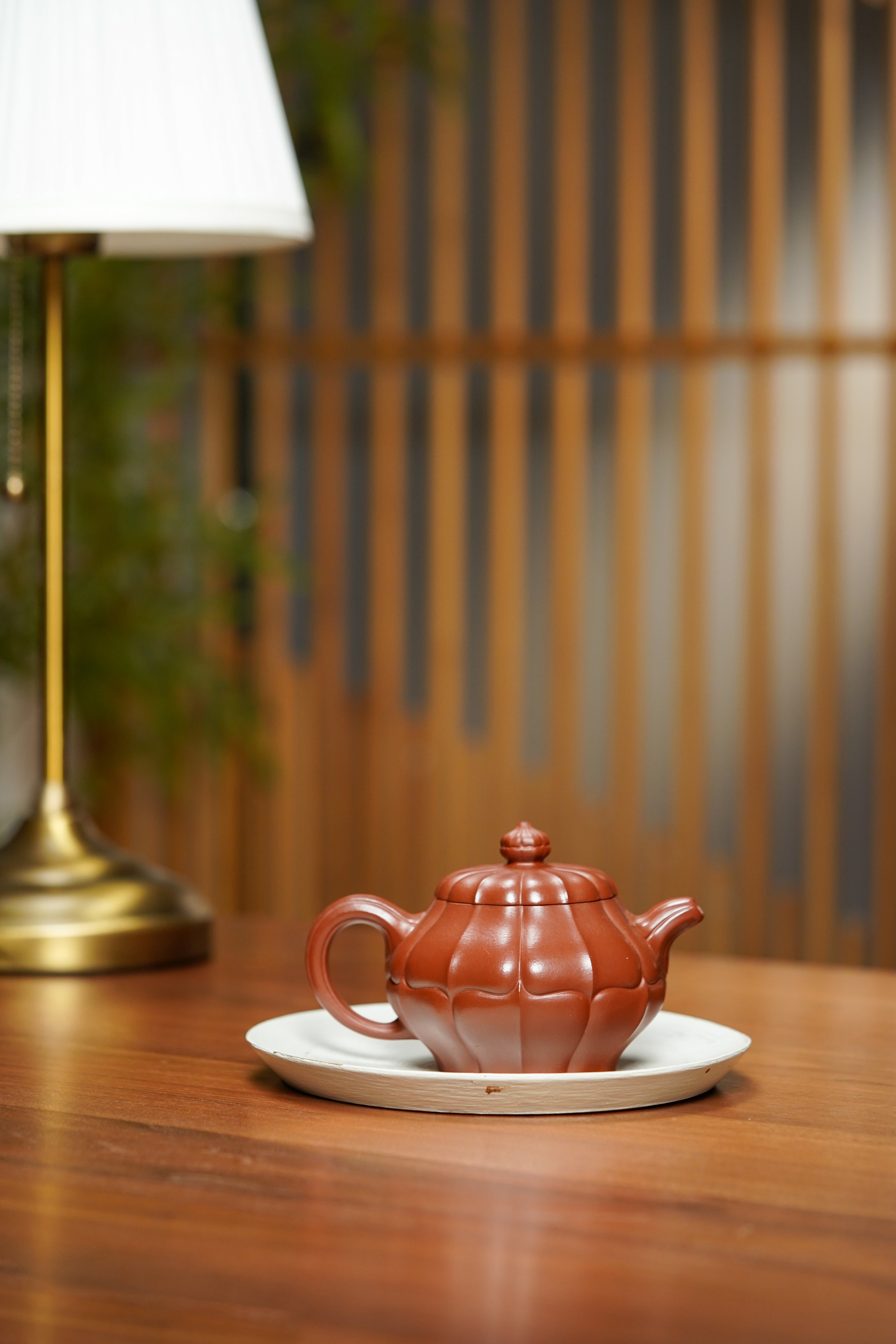 昌鸿紫砂 礼藏至尊｜双国大师李昌鸿臻品《高合菱壶》收藏送礼皆宜重器 原矿优质朱泥·280cc
