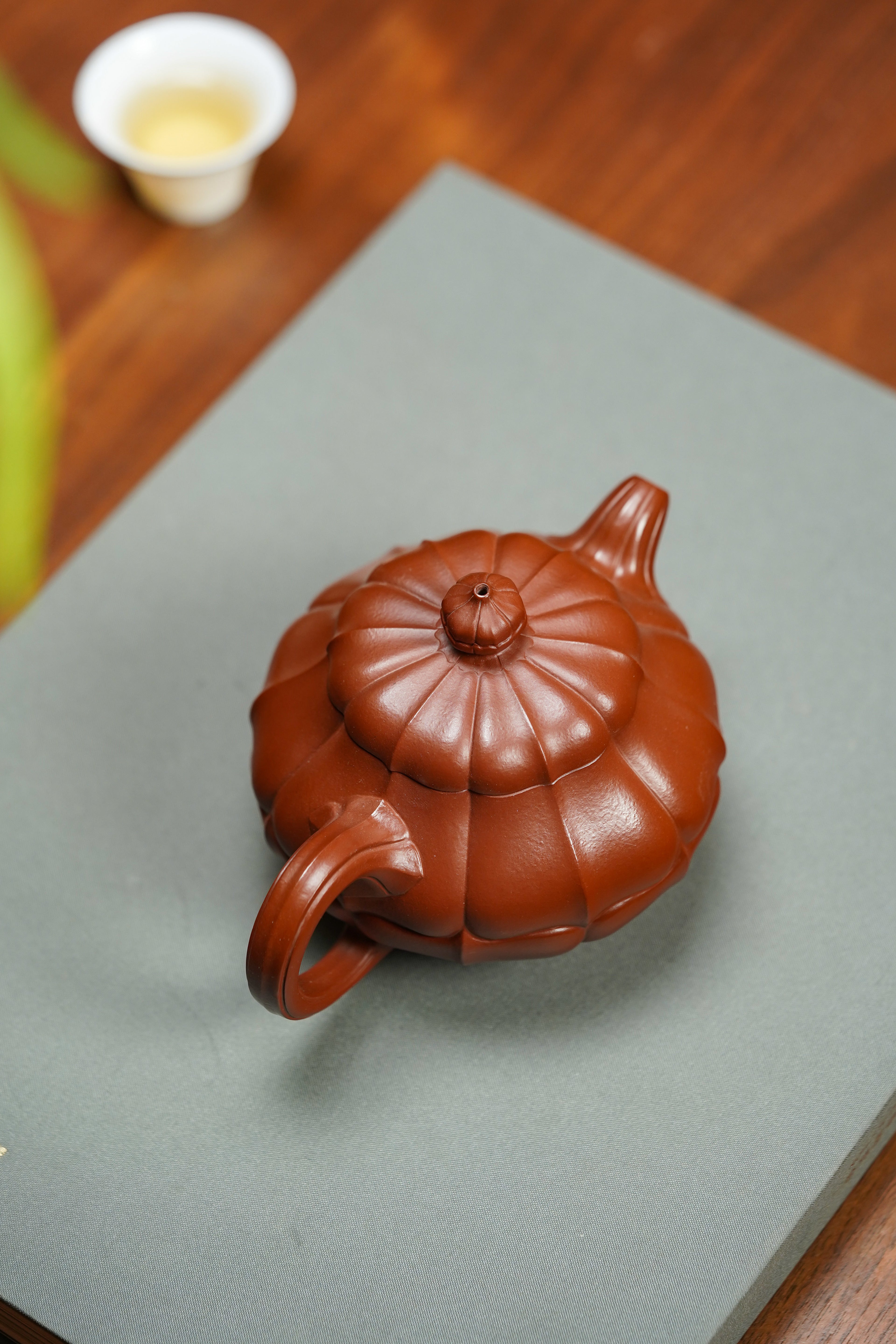 昌鸿紫砂 礼藏至尊｜双国大师李昌鸿臻品《高合菱壶》收藏送礼皆宜重器 原矿优质朱泥·280cc