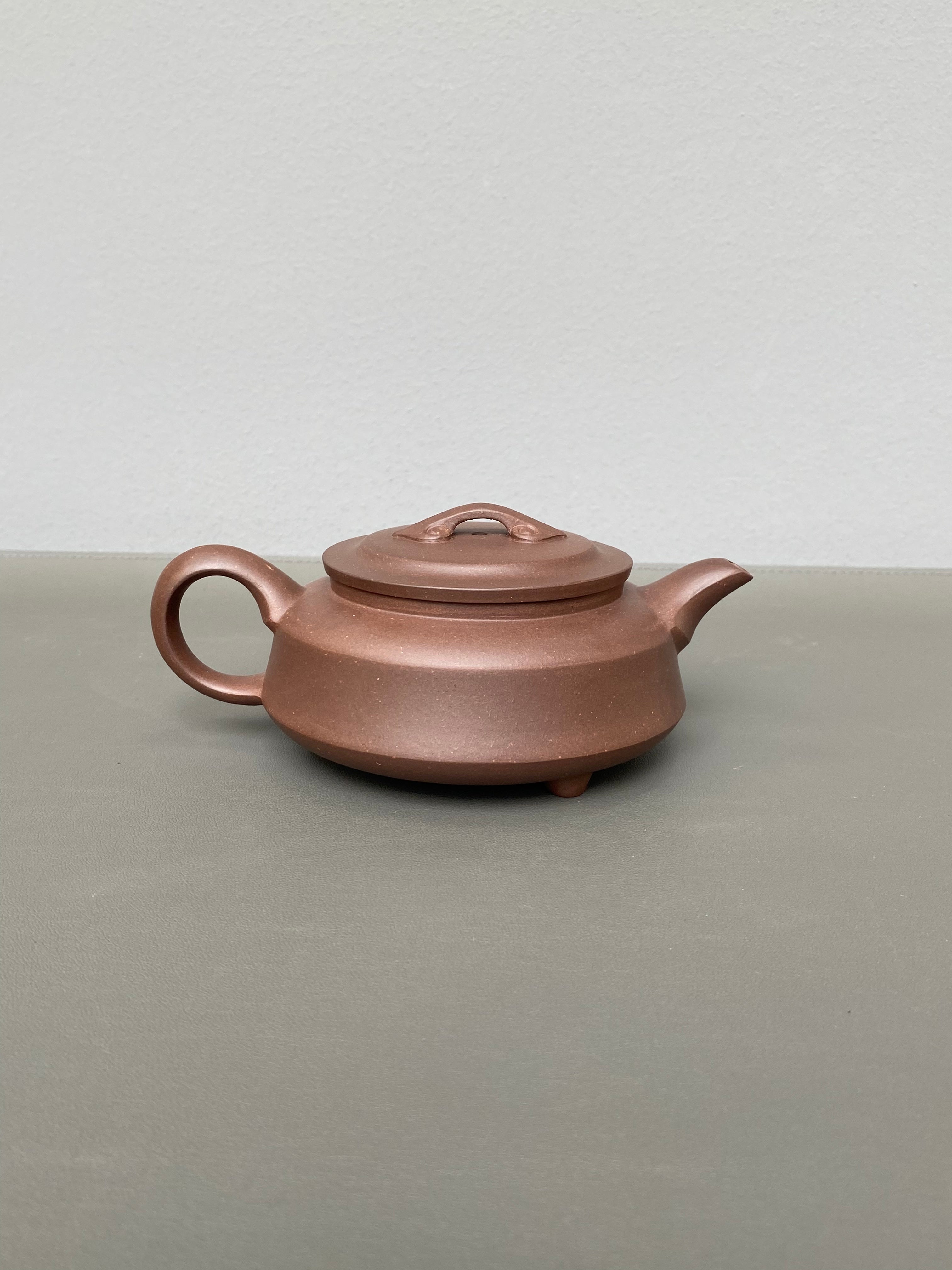 国匠臻藏🇨🇳葛军大师·原创紫砂重器《如意周盘套组》鼎级荣衔 业界标杆 原矿优质老紫泥·260cc
