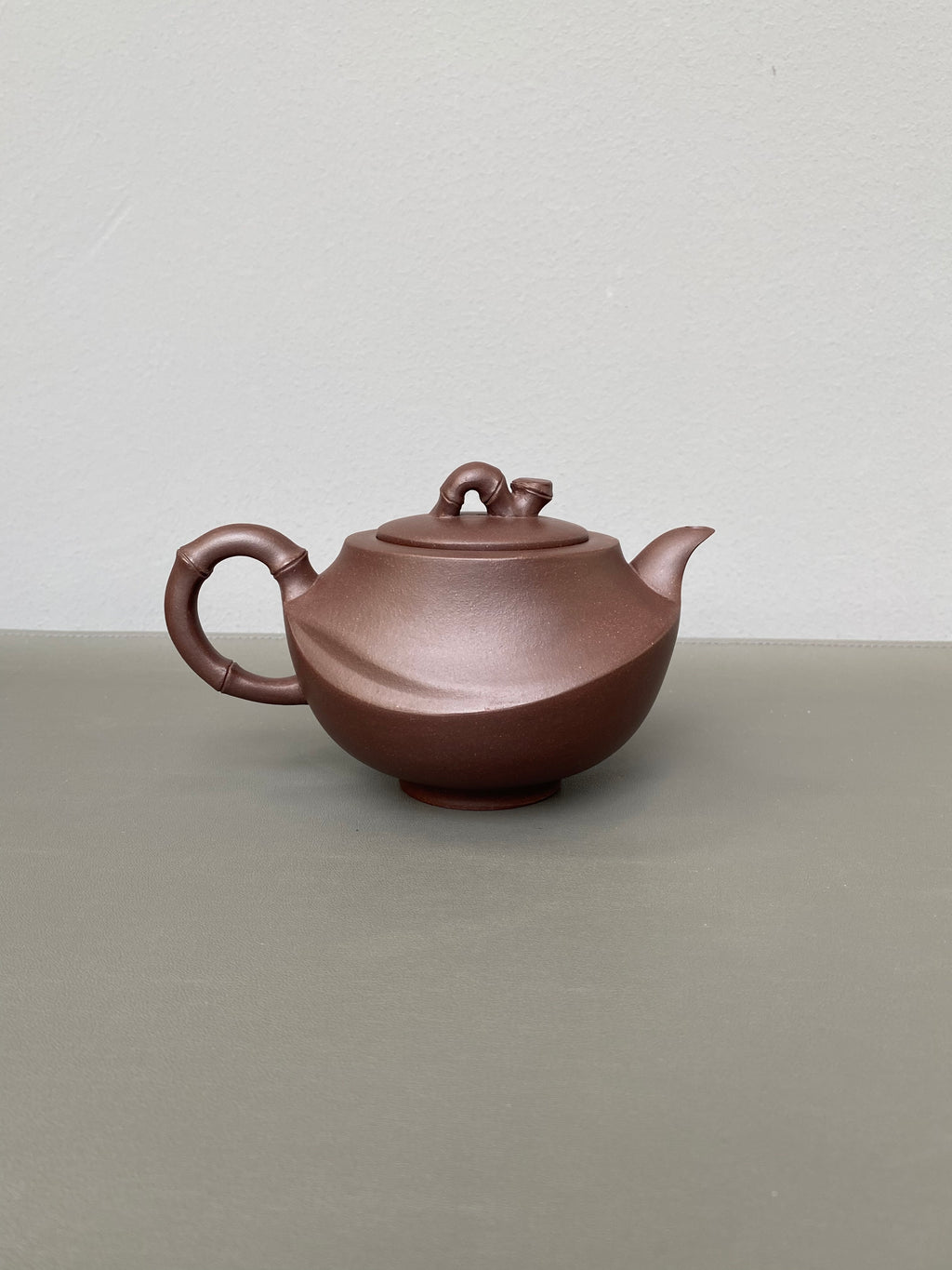 国匠臻藏🇨🇳葛军大师·原创紫砂重器《竹姿套组》鼎级荣衔 业界标杆 原矿优质老紫泥·380cc