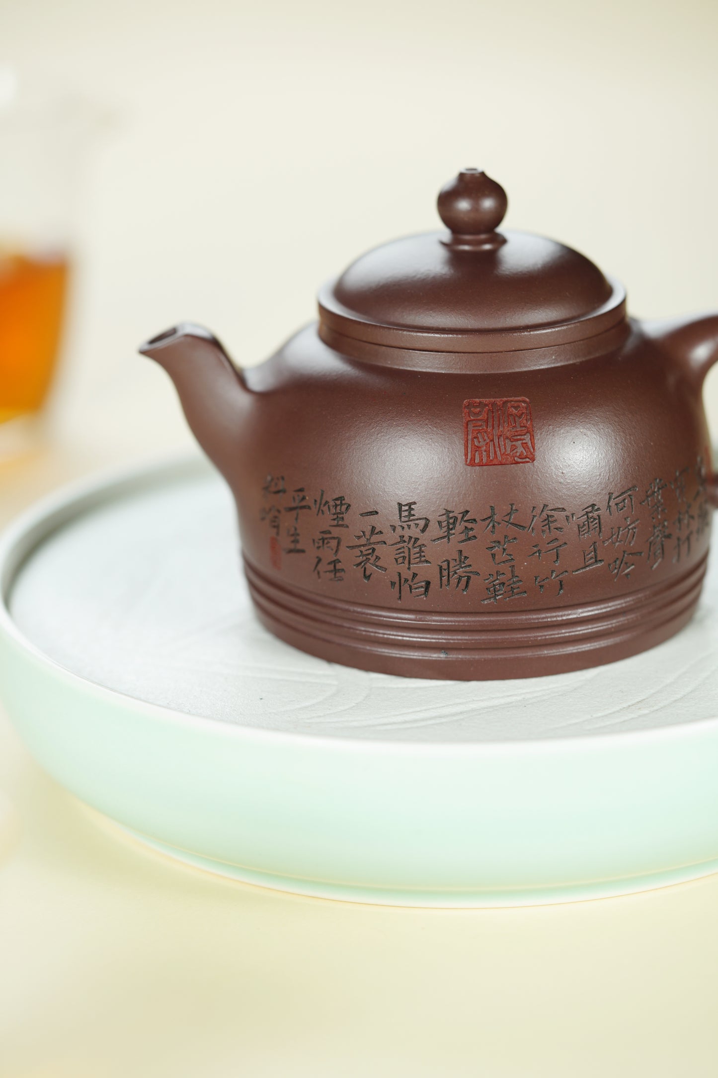 百年传承 紫砂世家｜大生壶第四代嫡传·范秀芳紫砂臻品《临波壶》原矿优质紫泥·300cc