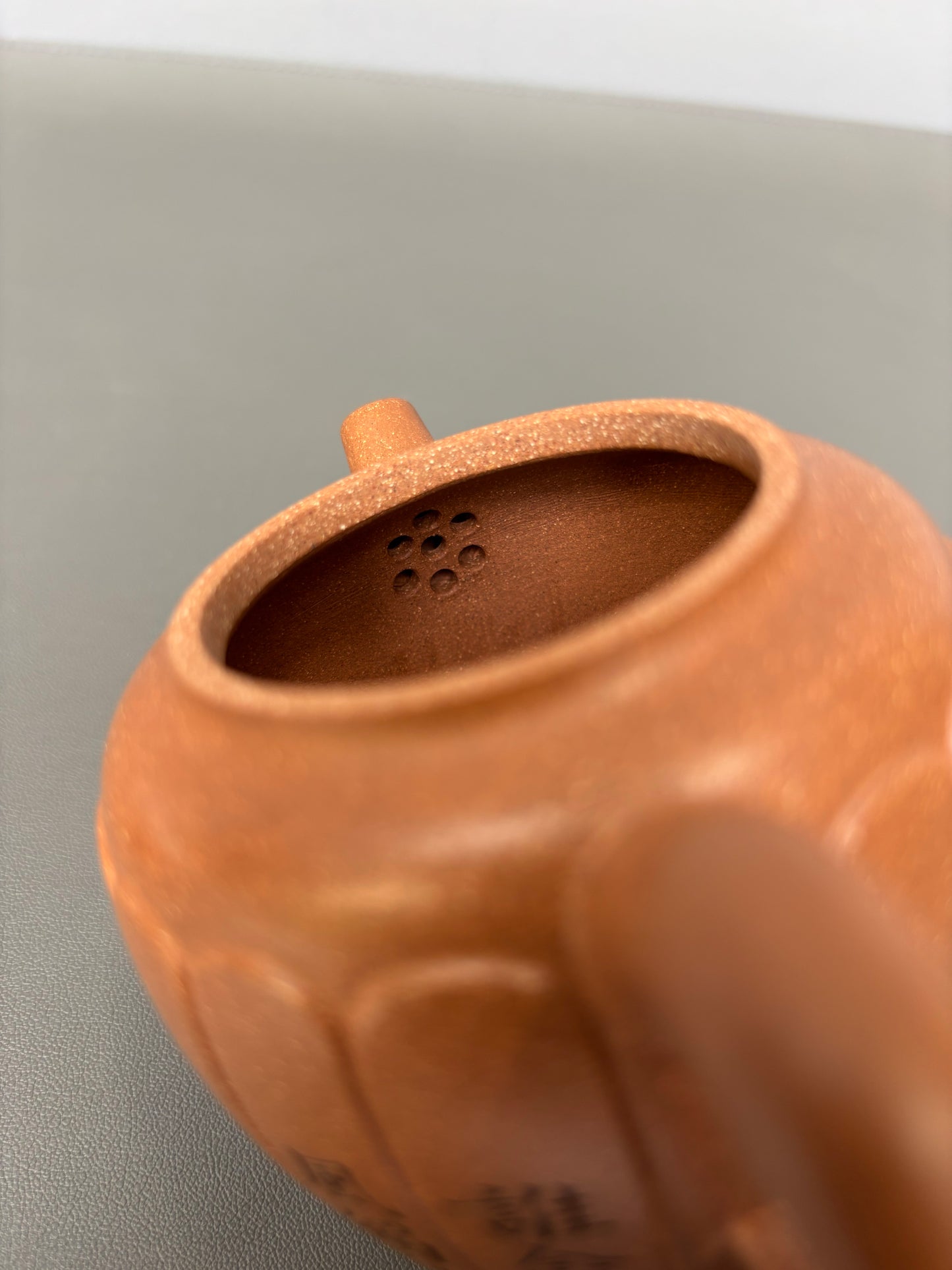 范大生嫡脉｜范秀芳制 范伟群装饰｜双省大师联诀紫砂臻品《含香壶》原矿优质黄降坡·260cc