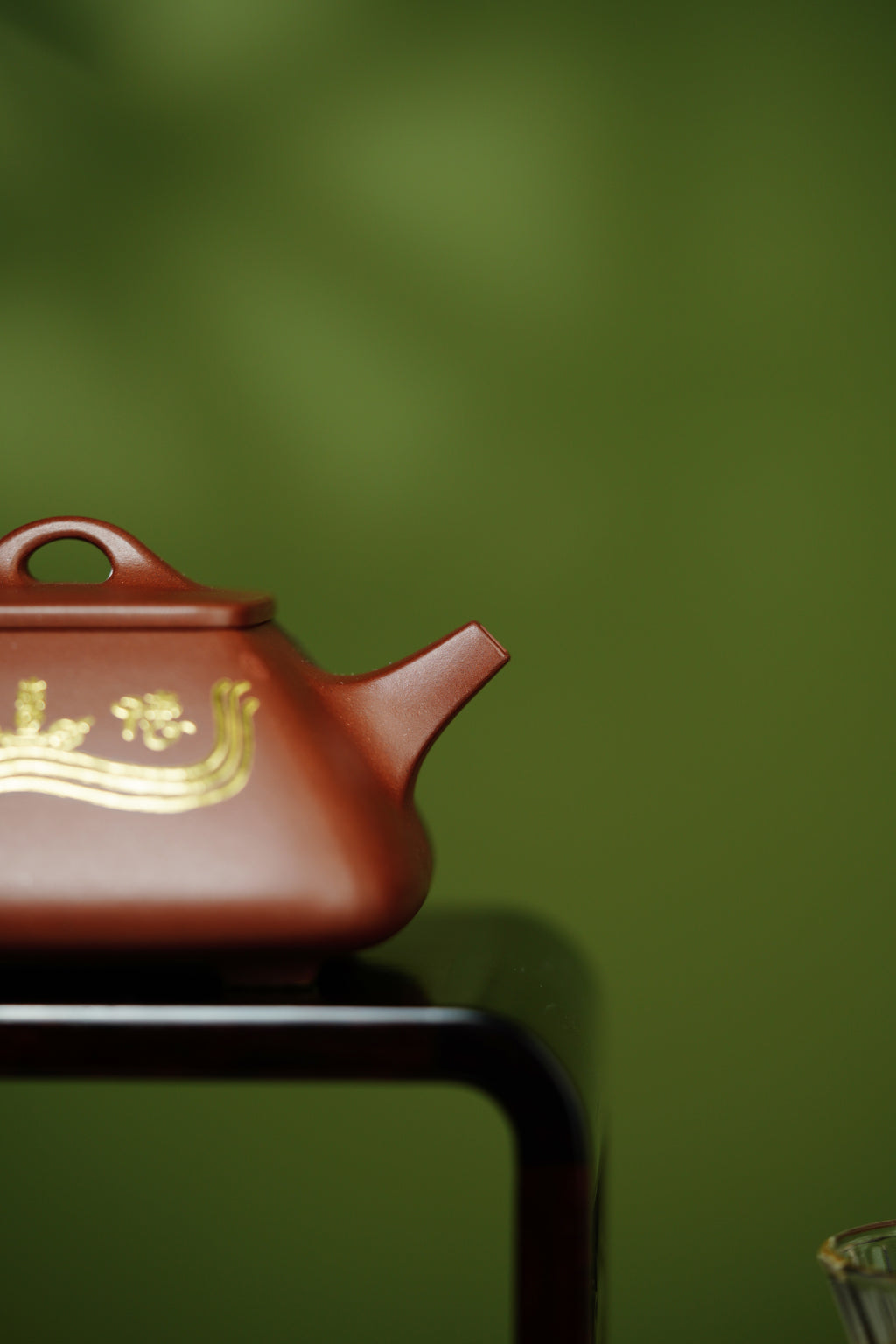 双宗师合璧·紫砂史巅峰 🇨🇳 紫砂界天花板｜何光宏·邱玉林联袂创作孤品《四方石瓢》原矿优质底槽清·270cc