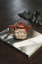 紫砂界的唯一· 一代宗师巨匠何光宏·紫砂堆绘立体意境山水画《福临八方》原矿优质老紫泥·350cc
