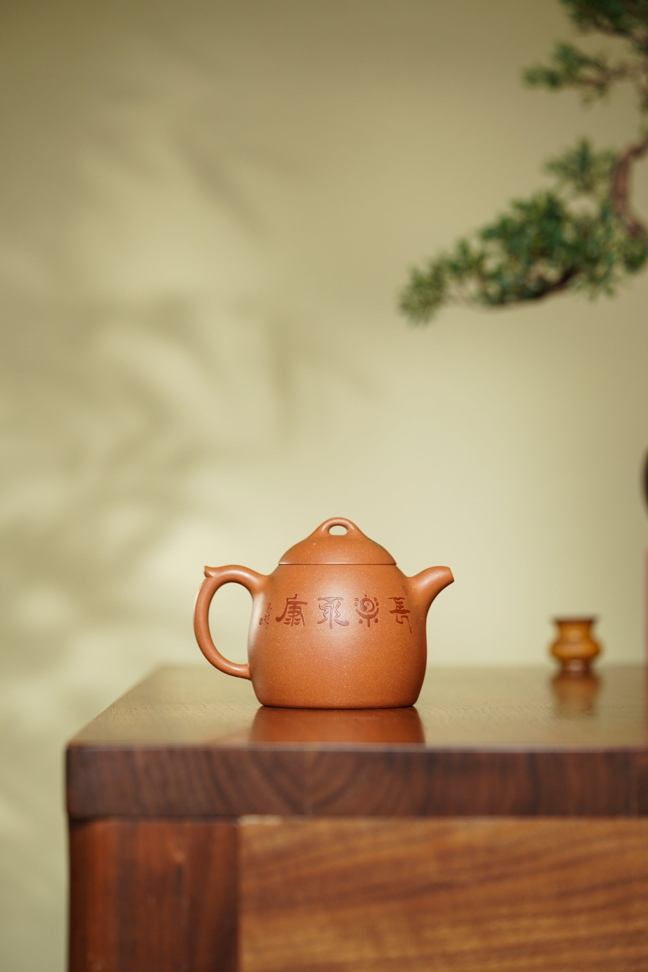稀世典藏·紫砂孤品｜沈更轶×邱玉林 联诀巅峰之作【秦权壶】原矿优质老段泥·300cc