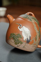 稀世典藏·紫砂孤品｜沈更轶×邱玉林 联诀巅峰之作【秦权壶】原矿优质老段泥·300cc