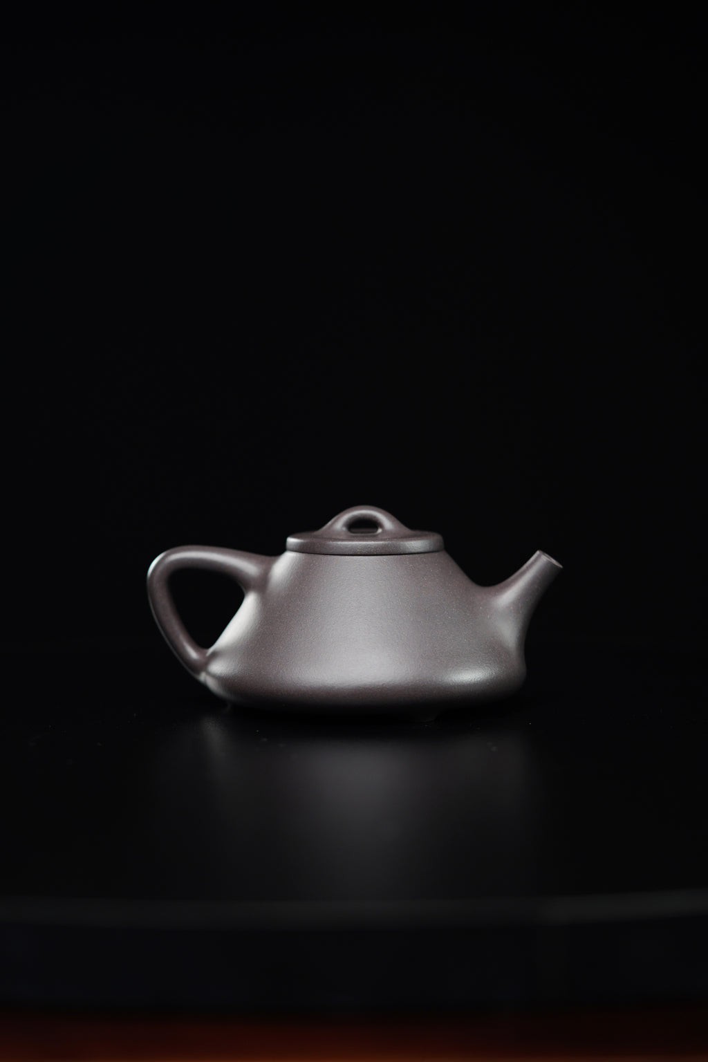 【清雅佳品】紫砂九隽·喻小芳高徒·正高级工艺美术师·沈更轶全手工制《子冶石瓢》原矿优质天清泥·小180cc·大280cc