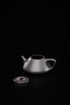 【清雅佳品】紫砂九隽·喻小芳高徒·正高级工艺美术师·沈更轶全手工制《子冶石瓢》原矿优质天清泥·小180cc·大280cc