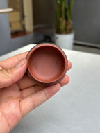 石陶紫砂 礼藏至尊 🇨🇳 紫砂界当代梅王·朱炳浩(石陶）本工巅峰臻品《寒江壶》原矿优质底槽清·130cc