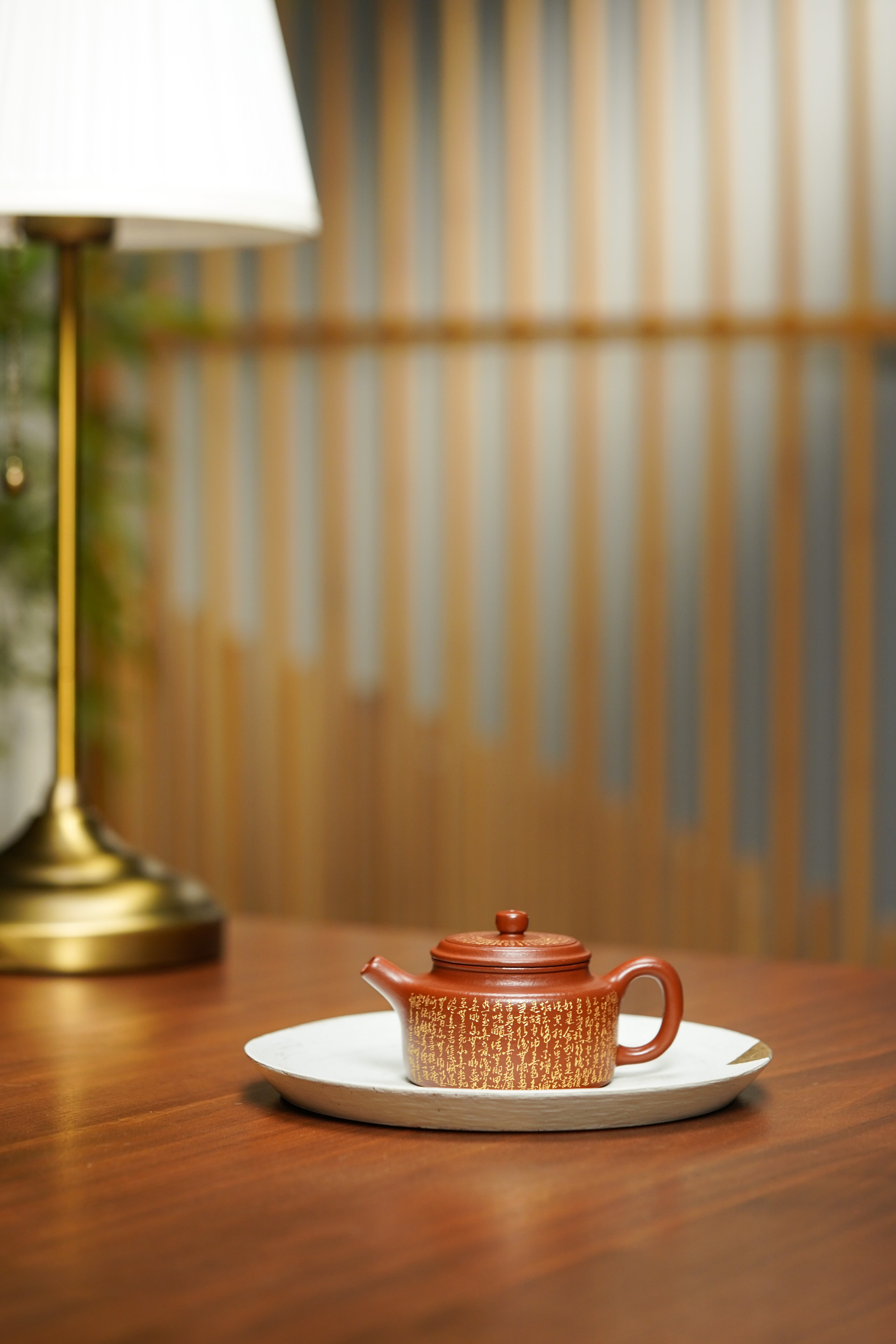 郑求标大师｜三心经至尊禅意臻品【德钟壶】原矿优质朱泥·130cc
