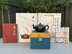 一器藏心经·紫砂纳万福｜郑求标大师｜双心经至尊禅意臻品【一粒珠壶】原矿优质朱泥还原烧·230cc