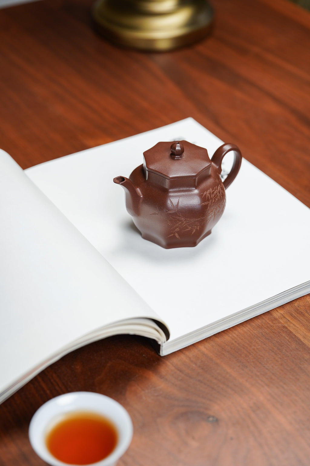 耿浩方器 礼藏双绝｜紫砂界80后方器巨匠巅峰臻品《八銮壶》藏值无量原矿优质羊角山紫泥·200cc