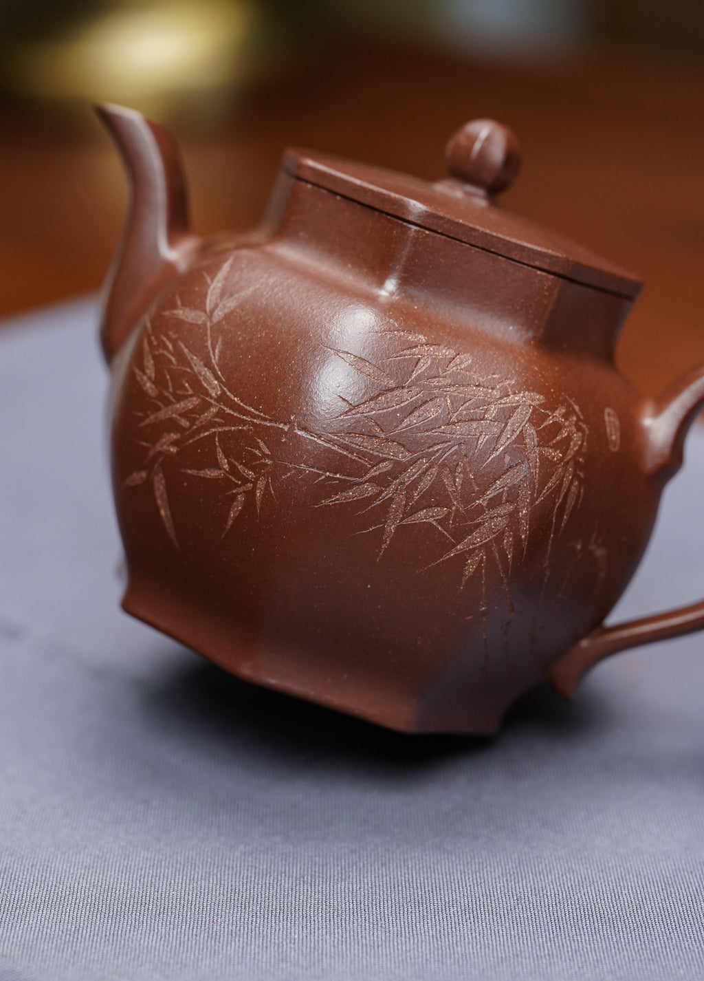 耿浩方器 礼藏双绝｜紫砂界80后方器巨匠巅峰臻品《八銮壶》藏值无量原矿优质羊角山紫泥·200cc