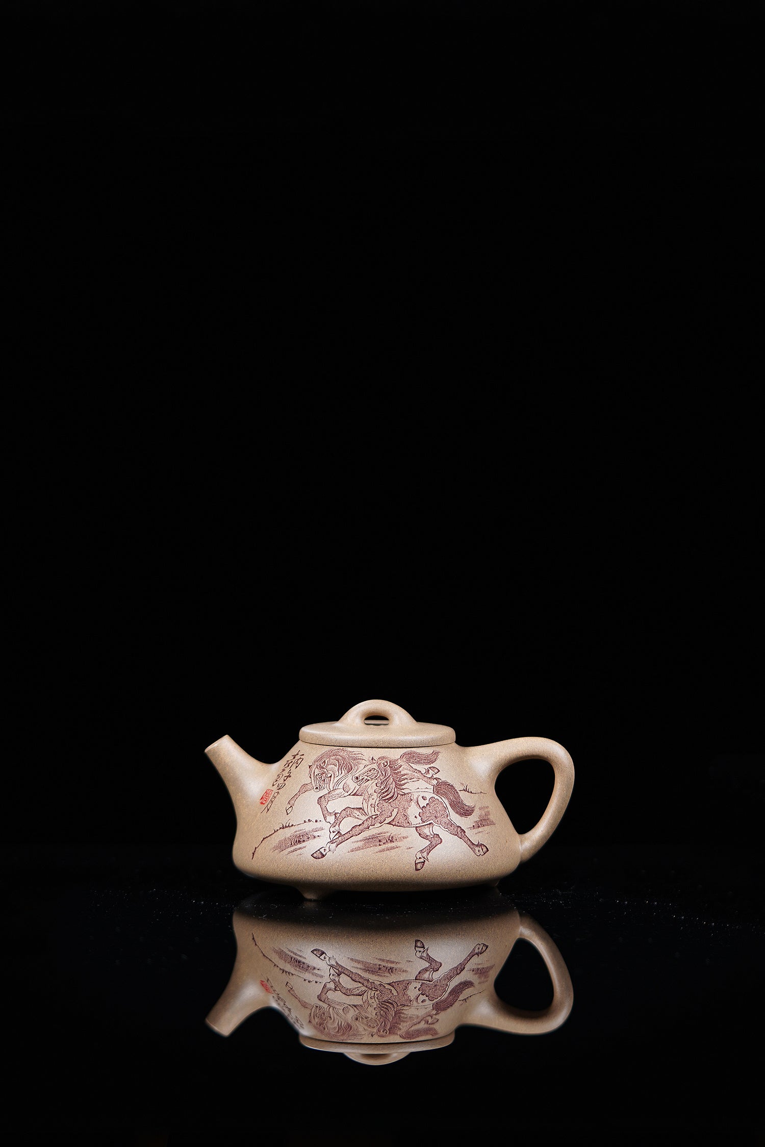 中华神刀·刻绘巅峰｜杨喜雨大师顶流臻品《石瓢壶》原矿优质段泥·260cc