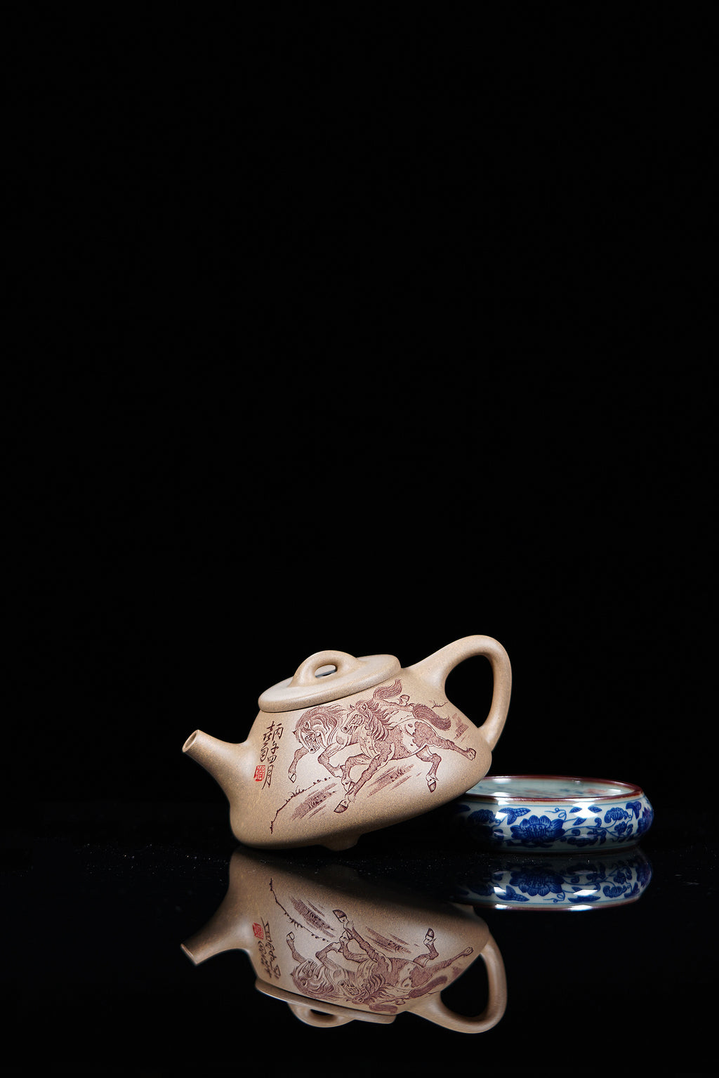 中华神刀·刻绘巅峰｜杨喜雨大师顶流臻品《石瓢壶》原矿优质段泥·260cc