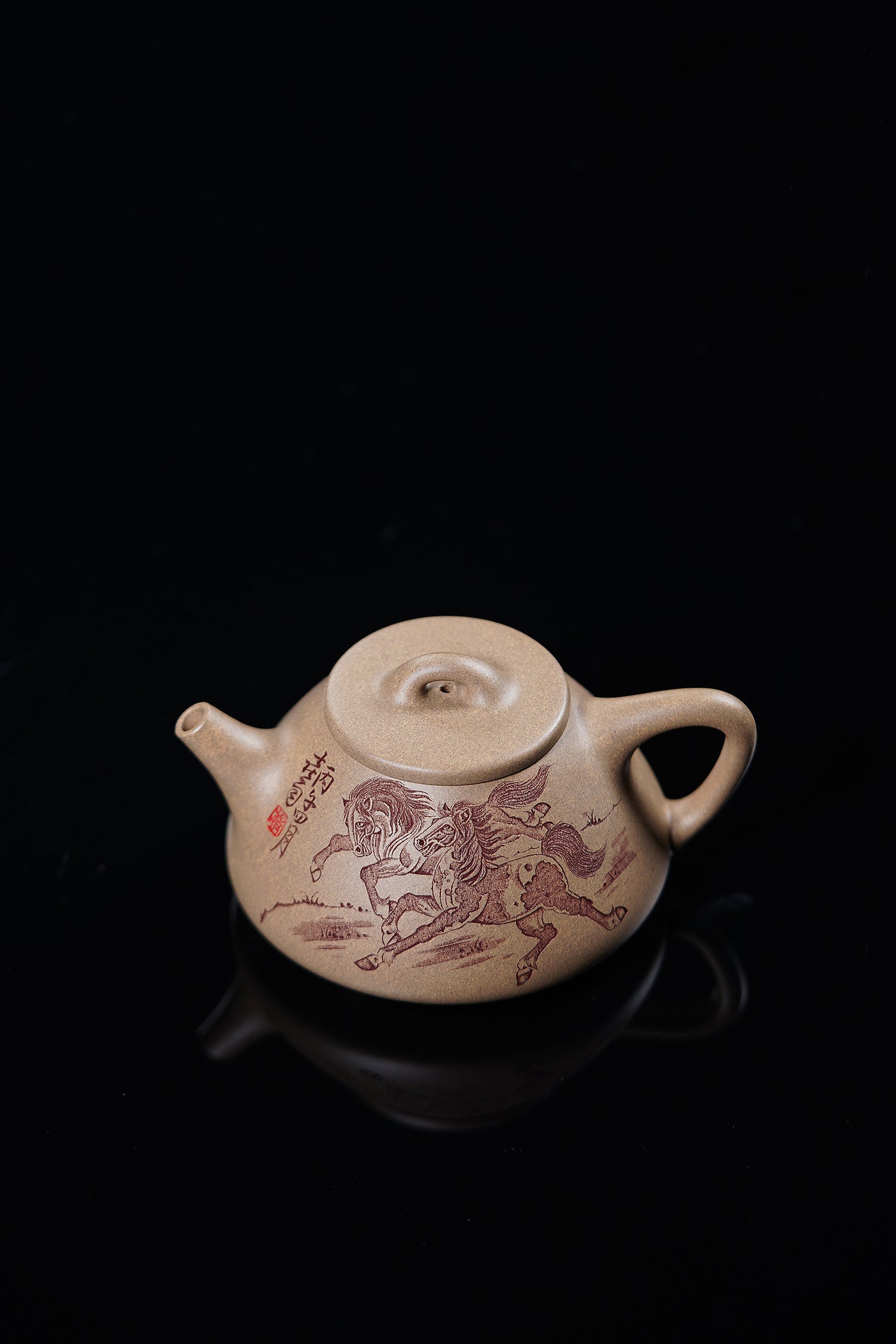 中华神刀·刻绘巅峰｜杨喜雨大师顶流臻品《石瓢壶》原矿优质段泥·260cc