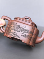 宏林山水·礼藏天下｜陈宏林大师传世巅峰臻品【四方桥鼎壶】原矿优质底槽清·180cc
