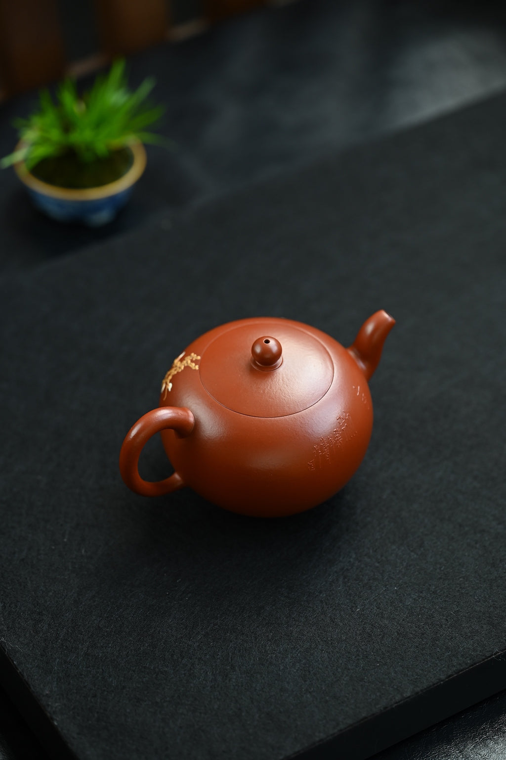 一粒珠·全手工 /容量250cc/家藏朱泥