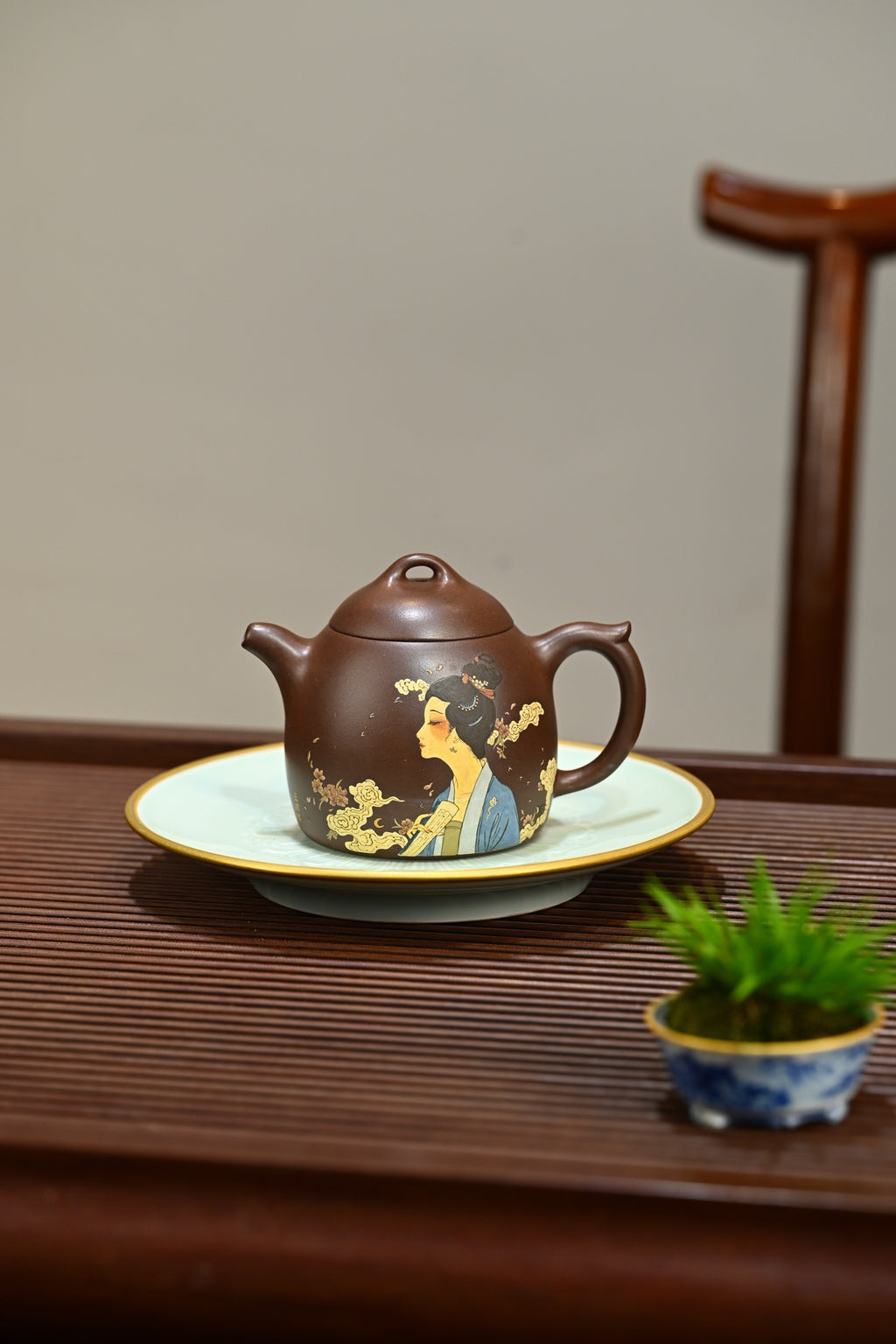 秦权·全手工  /容量270cc/原矿紫泥