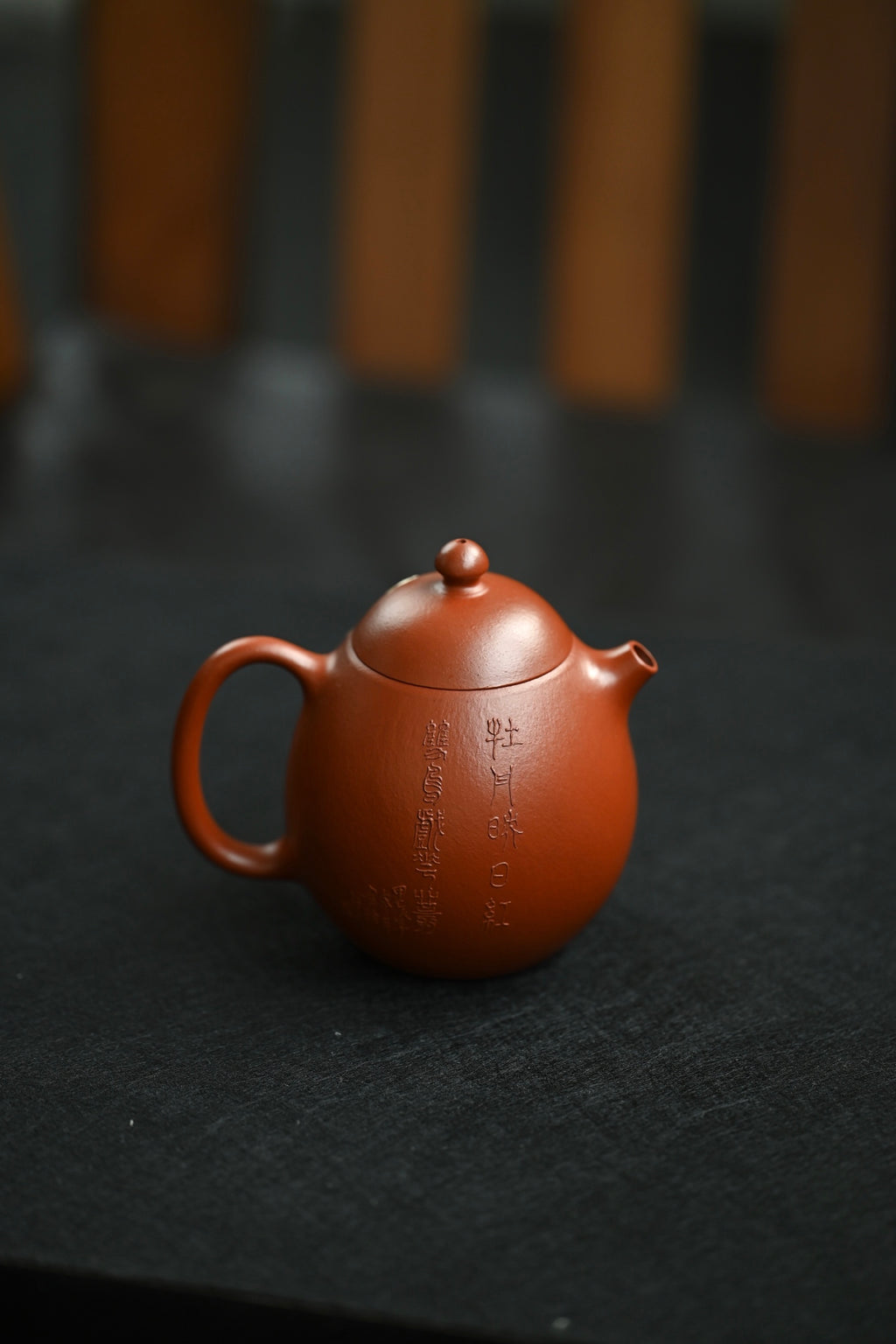 龙蛋·全手工/泥绘名家全玲作品 /容量180cc/家藏大红袍