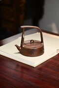鹧鸪提梁·全手工 /正高工许学芳作品/容量450cc/一厂紫泥