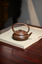 同乐提梁·全手工 正高工许学芳作品 /容量380cc/一厂紫泥