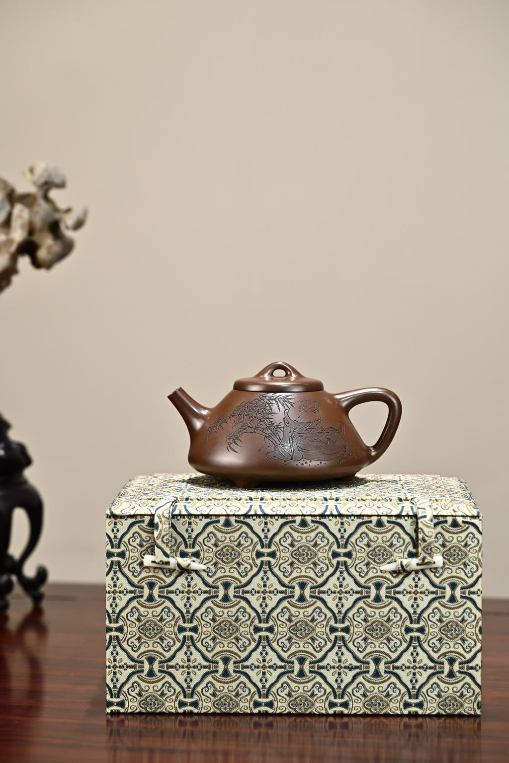 子冶石瓢·全手工 正高工许学芳作品 /容量330cc/极品紫泥