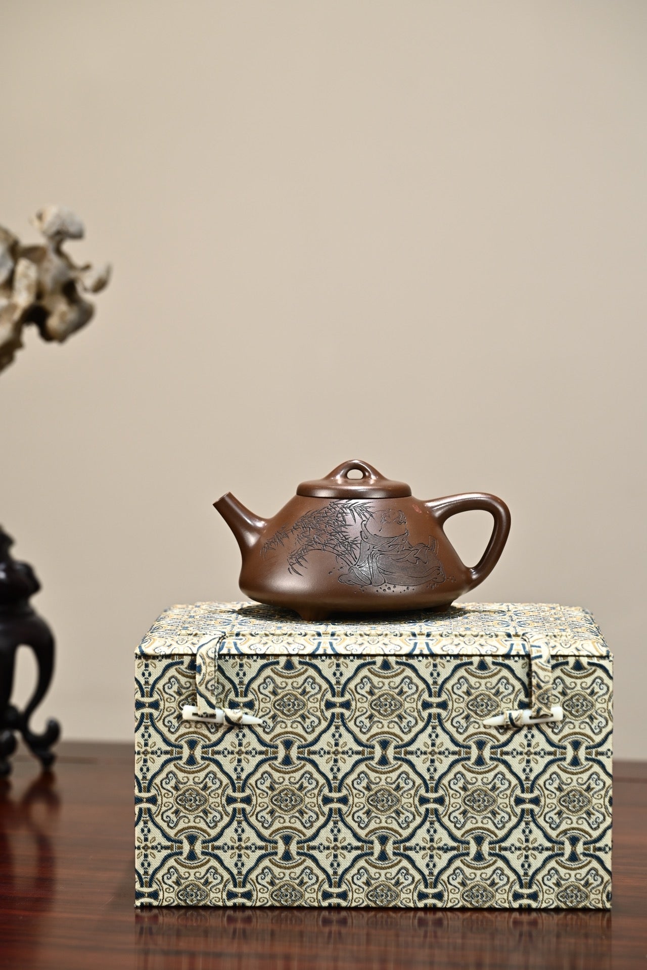 子冶石瓢·全手工 正高工许学芳作品 /容量330cc/极品紫泥
