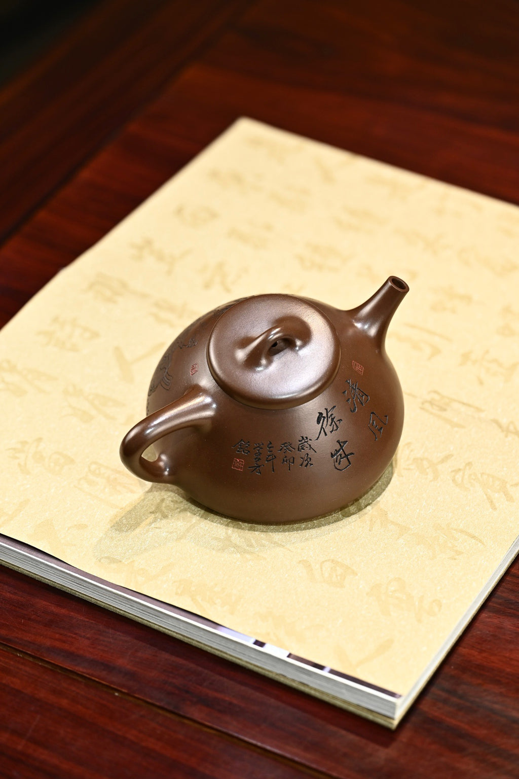子冶石瓢·全手工 正高工许学芳作品 /容量330cc/极品紫泥