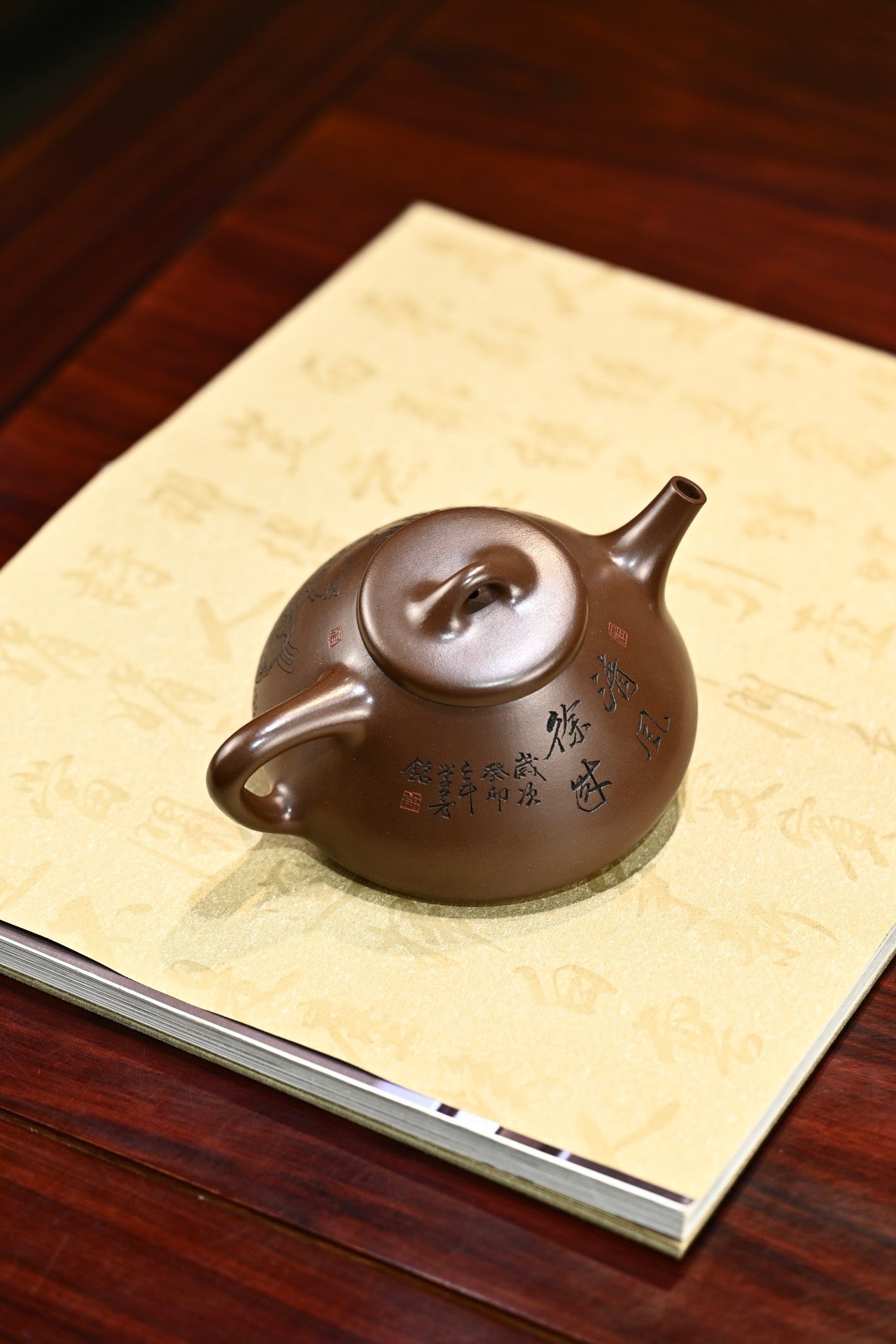 子冶石瓢·全手工 正高工许学芳作品 /容量330cc/极品紫泥