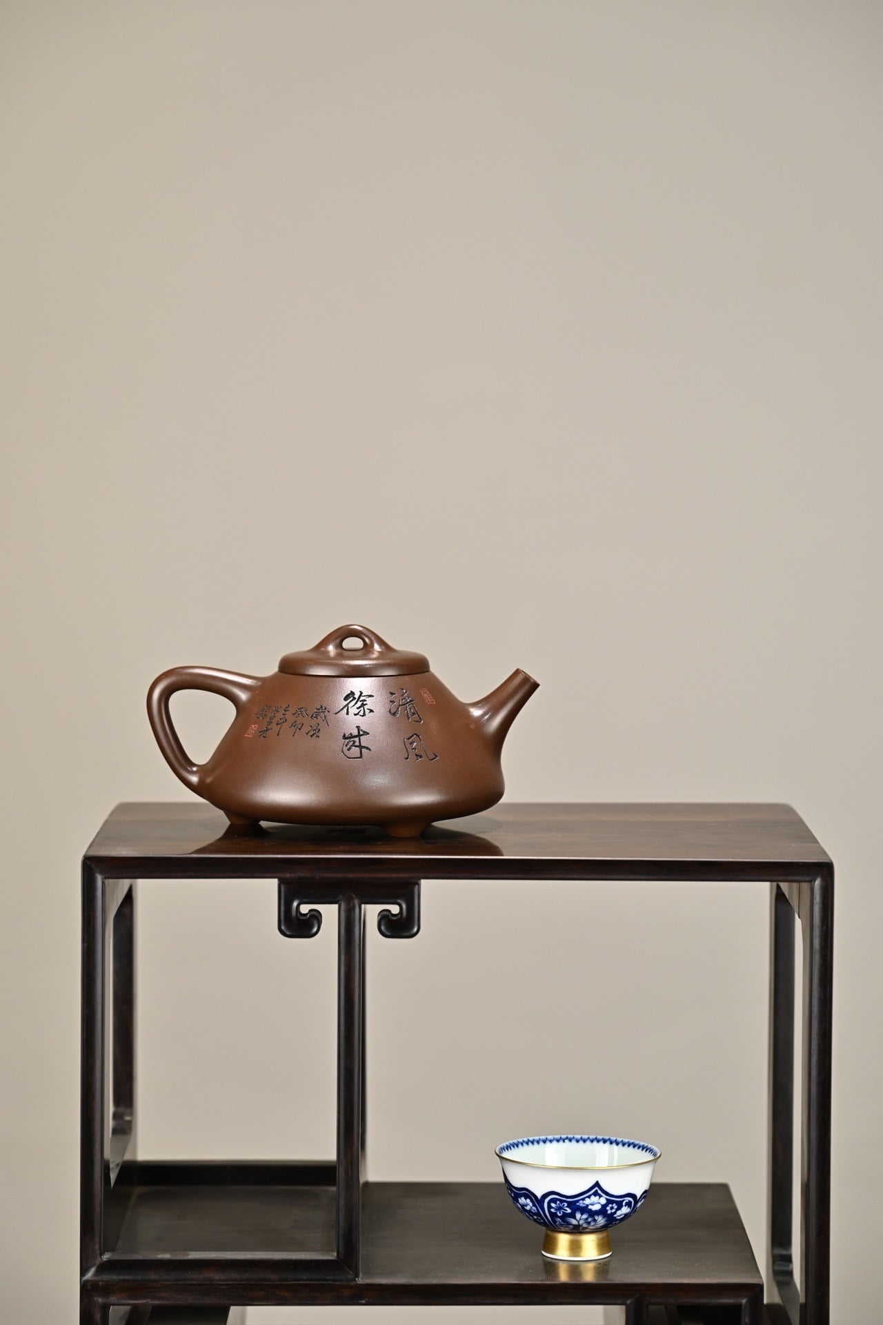 子冶石瓢·全手工 正高工许学芳作品 /容量330cc/极品紫泥